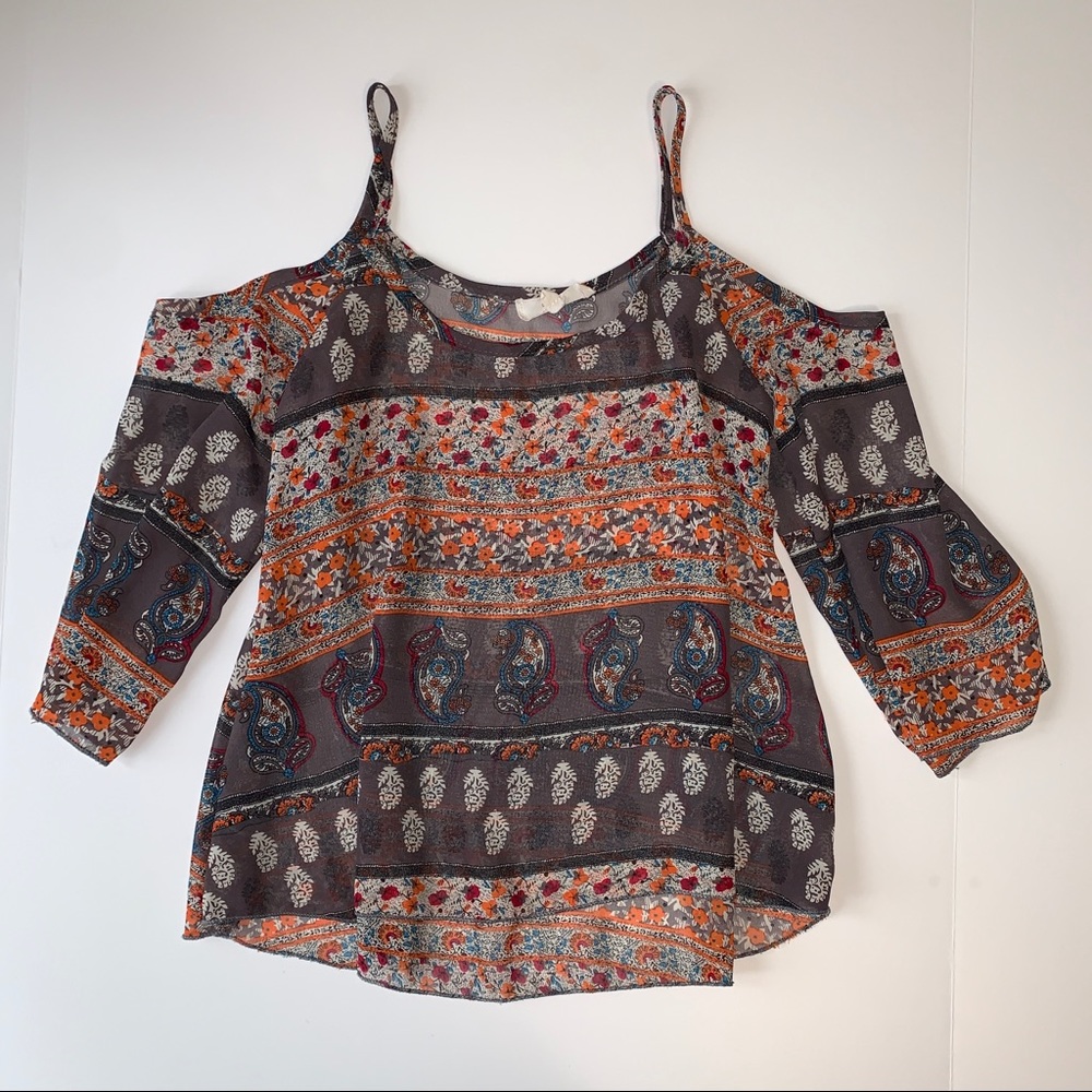 Paisley Print Blouse